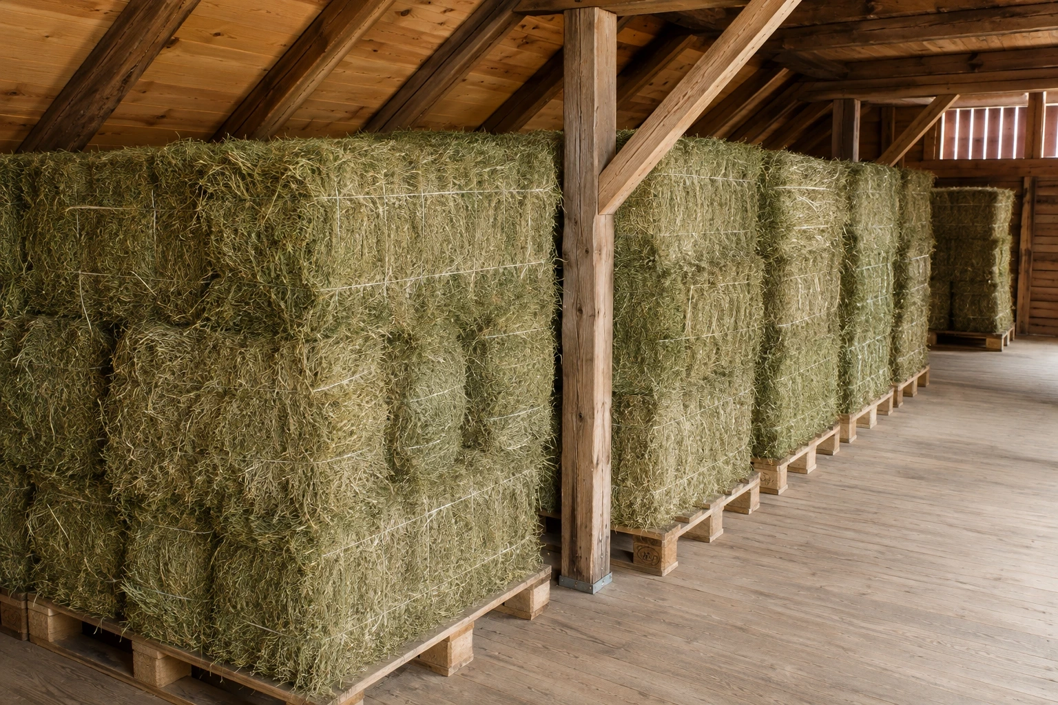 Hygiene im Pferdestall: Korrekte Lagerung von Raufutter - BEST OF HORSE HAY der Pferde-Raufutter-Profi