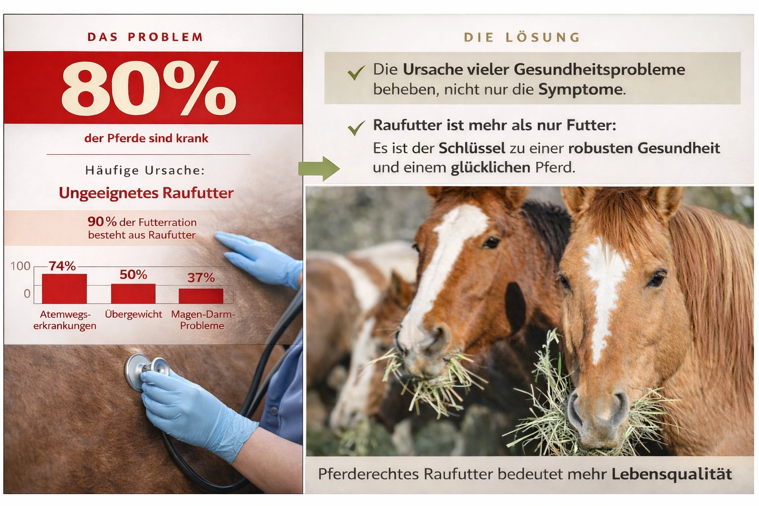 Pferdegesundheit in Not - wir helfen - die Pferde-Raufutter-Kultur_BEST OF HORSE HAY