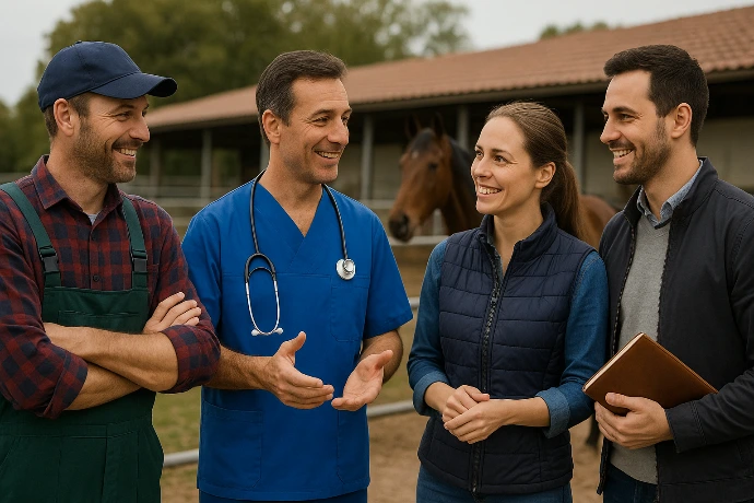 Jeder aus der Wirtschaftskette ist wichtig - nur wenn wir alle zusammenarbeiten werden unsere Pferde wieder gesünder. BEST OF HORSE HAY